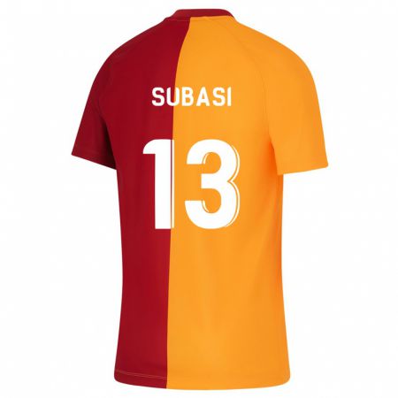 Kandiny Kinderen Kadir Subasi #13 Oranje Thuisshirt Thuistenue 2023/24 T-Shirt België