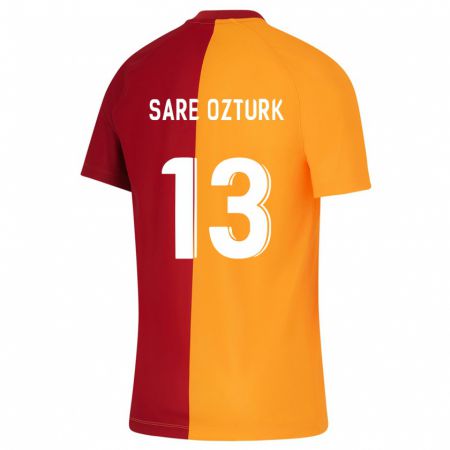 Kandiny Bambino Maglia Fatma Sare Öztürk #13 Arancia Kit Gara Home 2023/24 Maglietta