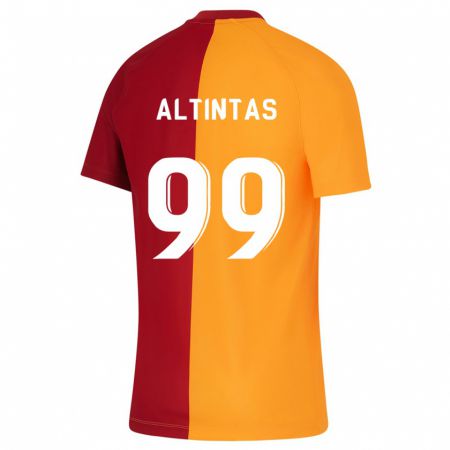 Kandiny Bambino Maglia Benan Altıntaş #99 Arancia Kit Gara Home 2023/24 Maglietta