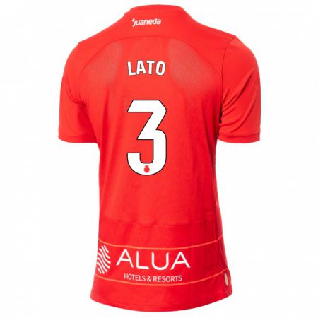 Kandiny Bambino Maglia Toni Lato #3 Rosso Kit Gara Home 2023/24 Maglietta