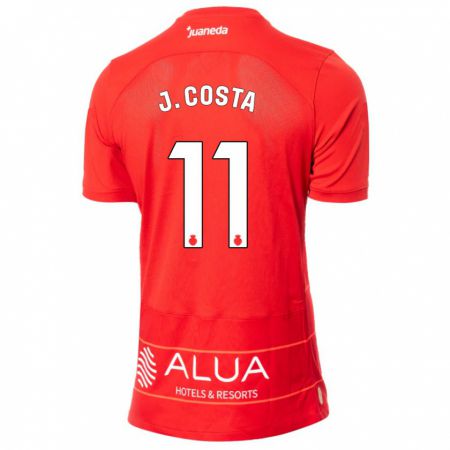 Kandiny Bambino Maglia Jaume Costa #11 Rosso Kit Gara Home 2023/24 Maglietta