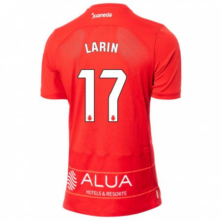 Kandiny Kinderen Cyle Larin #17 Rood Thuisshirt Thuistenue 2023/24 T-Shirt België