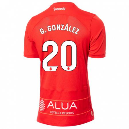 Kandiny Kinder Giovanni González #20 Rot Heimtrikot Trikot 2023/24 T-Shirt Österreich