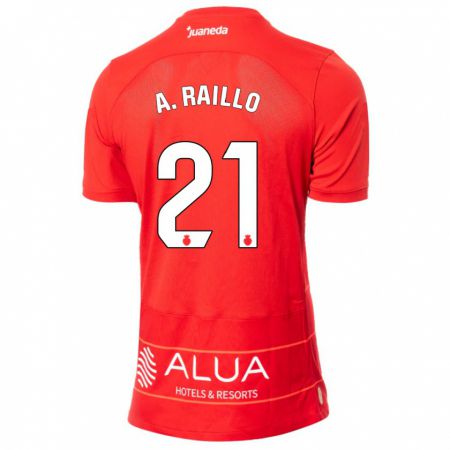 Kandiny Kinderen Antonio Raíllo #21 Rood Thuisshirt Thuistenue 2023/24 T-Shirt België