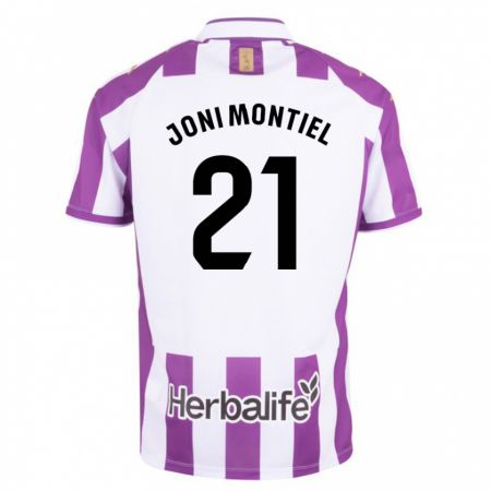 Kandiny Bambino Maglia Joni Montiel #21 Porpora Kit Gara Home 2023/24 Maglietta