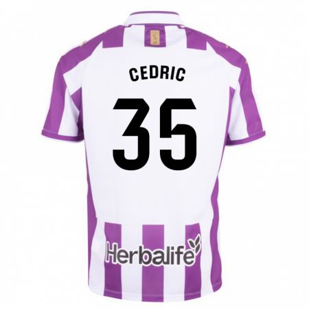 Kandiny Bambino Maglia Iván Cédric #35 Porpora Kit Gara Home 2023/24 Maglietta