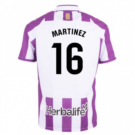 Kandiny Bambino Maglia Jesús Martínez #16 Porpora Kit Gara Home 2023/24 Maglietta