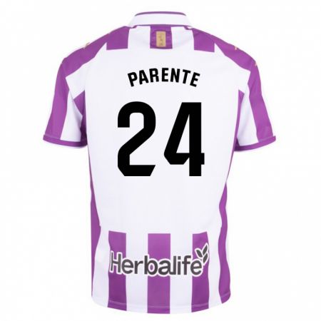 Kandiny Bambino Maglia Iago Parente #24 Porpora Kit Gara Home 2023/24 Maglietta