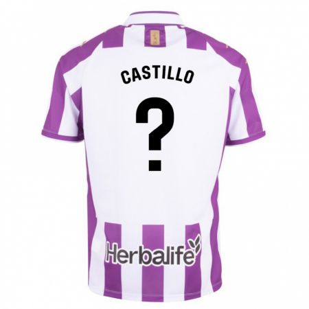 Kandiny Bambino Maglia Gonzalo Castillo #0 Porpora Kit Gara Home 2023/24 Maglietta