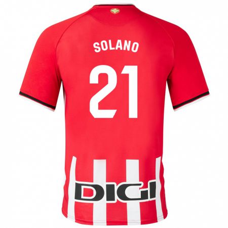 Kandiny Kinderen Bibiane Schulze-Solano #21 Rood Thuisshirt Thuistenue 2023/24 T-Shirt België