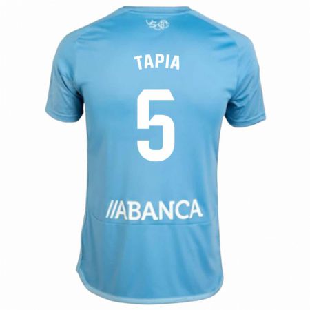 Kandiny Bambino Maglia Renato Tapia #5 Blu Kit Gara Home 2023/24 Maglietta