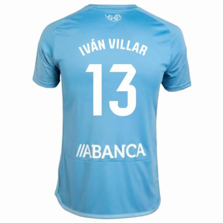 Kandiny Kinder Iván Villar #13 Blau Heimtrikot Trikot 2023/24 T-Shirt Österreich