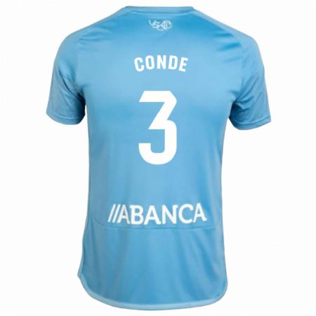 Kandiny Bambino Maglia Martín Conde #3 Blu Kit Gara Home 2023/24 Maglietta