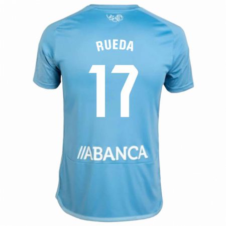 Kandiny Kinderen Javi Rueda #17 Blauw Thuisshirt Thuistenue 2023/24 T-Shirt België