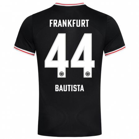 Kandiny Kinderen Davis Bautista #44 Zwart Uitshirt Uittenue 2023/24 T-Shirt België