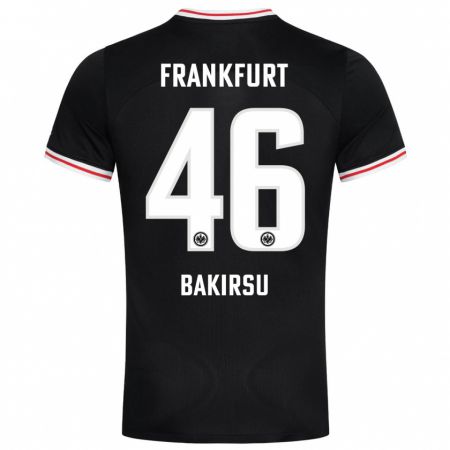 Kandiny Bambino Maglia Hüseyin Bakirsu #46 Nero Kit Gara Away 2023/24 Maglietta