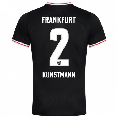 Kandiny Niño Camiseta Kelvin Kunstmann #2 Negro 2ª Equipación 2023/24 La Camisa México