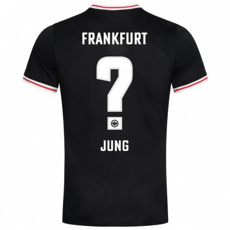 Kandiny Kinder Louis Jung #0 Schwarz Auswärtstrikot Trikot 2023/24 T-Shirt Österreich