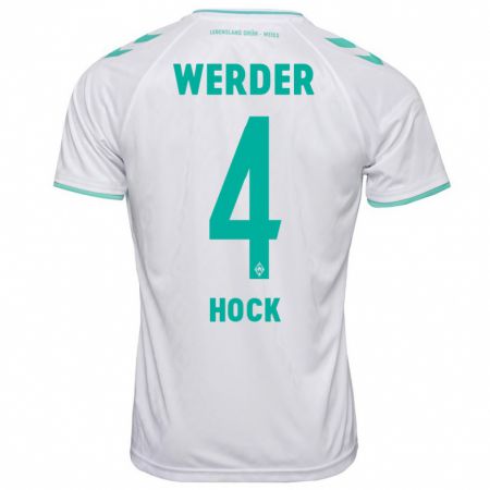 Kandiny Kinder Alexander Höck #4 Weiß Auswärtstrikot Trikot 2023/24 T-Shirt Österreich