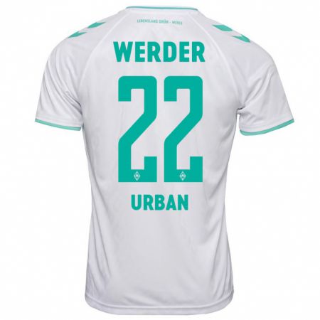 Kandiny Bambino Maglia Linus Urban #22 Bianco Kit Gara Away 2023/24 Maglietta