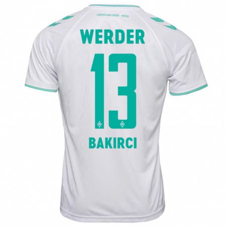 Kandiny Bambino Maglia Yunus Bakirci #13 Bianco Kit Gara Away 2023/24 Maglietta