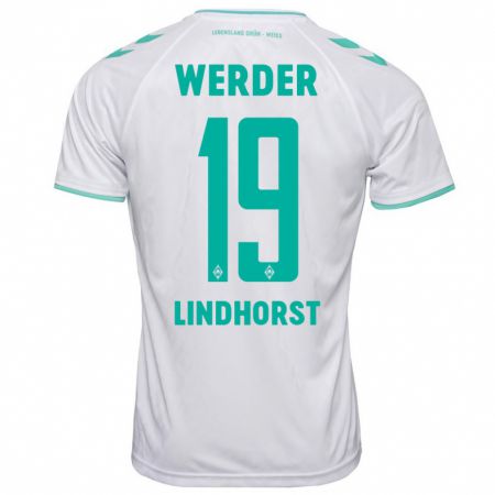 Kandiny Kinderen Jerrit Lindhorst #19 Wit Uitshirt Uittenue 2023/24 T-Shirt België