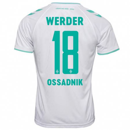 Kandiny Kinder Jannes Ossadnik #18 Weiß Auswärtstrikot Trikot 2023/24 T-Shirt Österreich