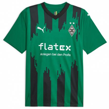 Kandiny Bambino Maglia Cem Dag #20 Nero Verde Kit Gara Away 2023/24 Maglietta