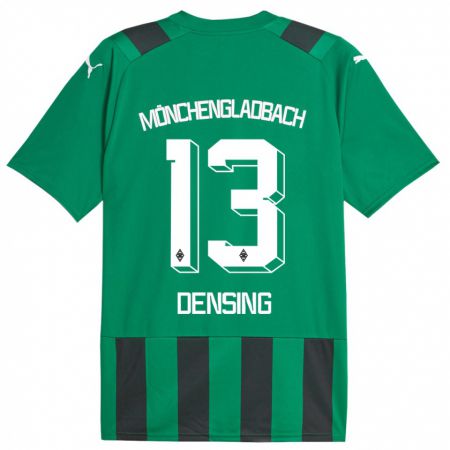 Kandiny Bambino Maglia Kyra Densing #13 Nero Verde Kit Gara Away 2023/24 Maglietta