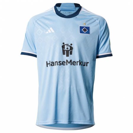 Kandiny Kinder Steven Mensah #1 Blau Auswärtstrikot Trikot 2023/24 T-Shirt Österreich