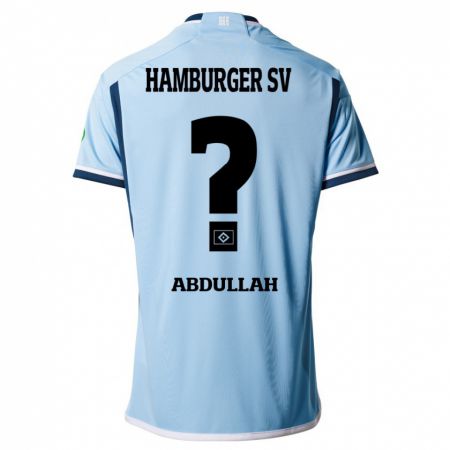 Kandiny Bambino Maglia Majeed Salo Abdullah #0 Blu Kit Gara Away 2023/24 Maglietta