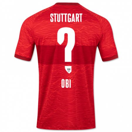 Kandiny Kinder Collin Obi #0 Rot Auswärtstrikot Trikot 2023/24 T-Shirt Österreich