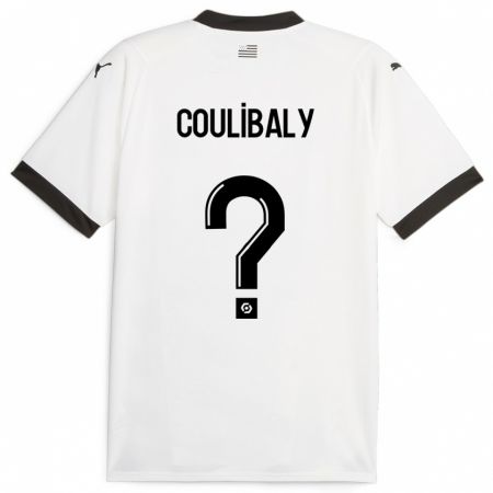 Kandiny Bambino Maglia Joël Coulibaly #0 Bianco Kit Gara Away 2023/24 Maglietta