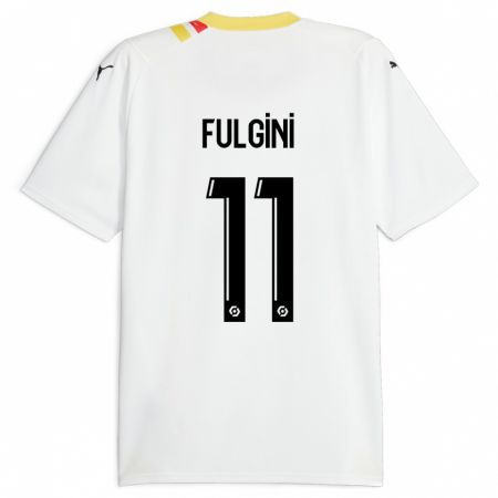 Kandiny Kinder Angelo Fulgini #11 Schwarz Auswärtstrikot Trikot 2023/24 T-Shirt Österreich