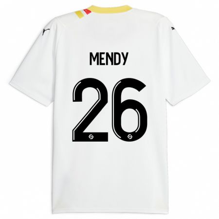 Kandiny Kinder Nampalys Mendy #26 Schwarz Auswärtstrikot Trikot 2023/24 T-Shirt Österreich