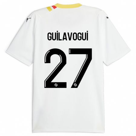 Kandiny Dzieci Morgan Guilavogui #27 Czarny Wyjazdowa Koszulka 2023/24 Koszulki Klubowe