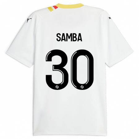 Kandiny Bambino Maglia Brice Samba #30 Nero Kit Gara Away 2023/24 Maglietta