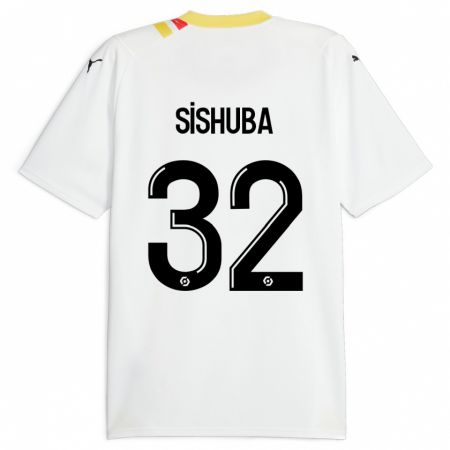 Kandiny Kinder Ayanda Sishuba #32 Schwarz Auswärtstrikot Trikot 2023/24 T-Shirt Österreich