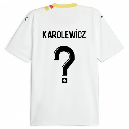 Kandiny Bambino Maglia Roman Karolewicz #0 Nero Kit Gara Away 2023/24 Maglietta