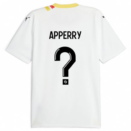 Kandiny Bambino Maglia Marceau Apperry #0 Nero Kit Gara Away 2023/24 Maglietta