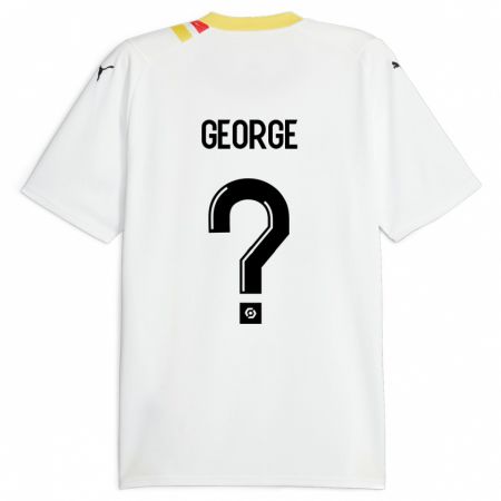 Kandiny Kinderen Ryan George #0 Zwart Uitshirt Uittenue 2023/24 T-Shirt België