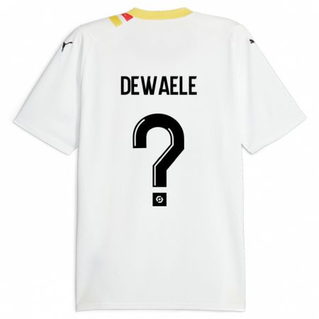 Kandiny Kinderen Florian Dewaele #0 Zwart Uitshirt Uittenue 2023/24 T-Shirt België