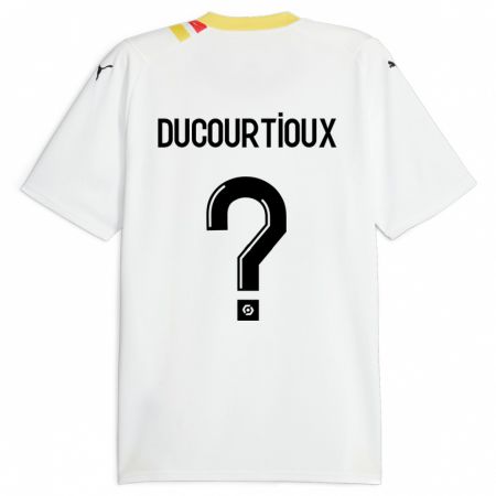 Kandiny Bambino Maglia Ilan Ducourtioux #0 Nero Kit Gara Away 2023/24 Maglietta