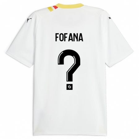 Kandiny Kinder Rayan Fofana #0 Schwarz Auswärtstrikot Trikot 2023/24 T-Shirt Österreich