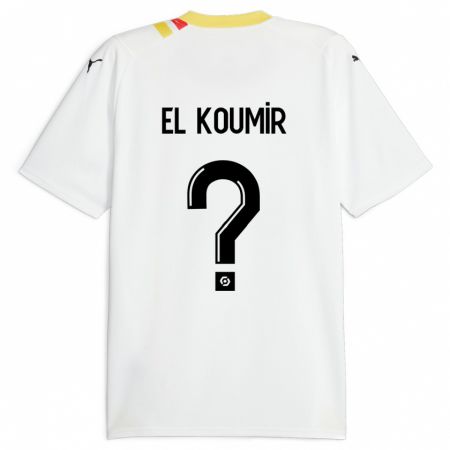 Kandiny Kinderen Kaïna El Koumir #0 Zwart Uitshirt Uittenue 2023/24 T-Shirt België