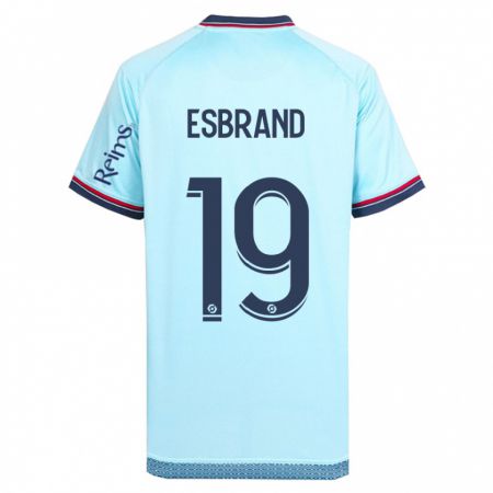 Kandiny Bambino Maglia Josh Wilson-Esbrand #19 Cielo Blu Kit Gara Away 2023/24 Maglietta