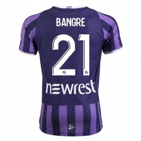 Kandiny Niño Camiseta Mamady Bangré #21 Morado 2ª Equipación 2023/24 La Camisa