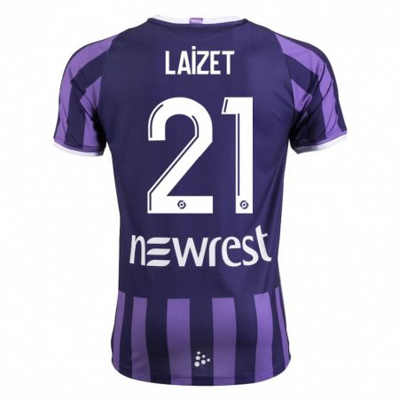 Kandiny Niño Camiseta Emma Laizet #21 Morado 2ª Equipación 2023/24 La Camisa