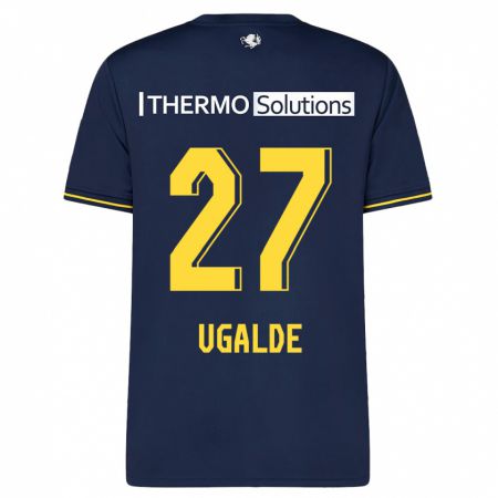 Kandiny Bambino Maglia Manfred Ugalde #27 Marina Militare Kit Gara Away 2023/24 Maglietta