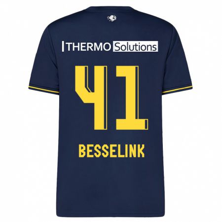 Kandiny Bambino Maglia Gijs Besselink #41 Marina Militare Kit Gara Away 2023/24 Maglietta